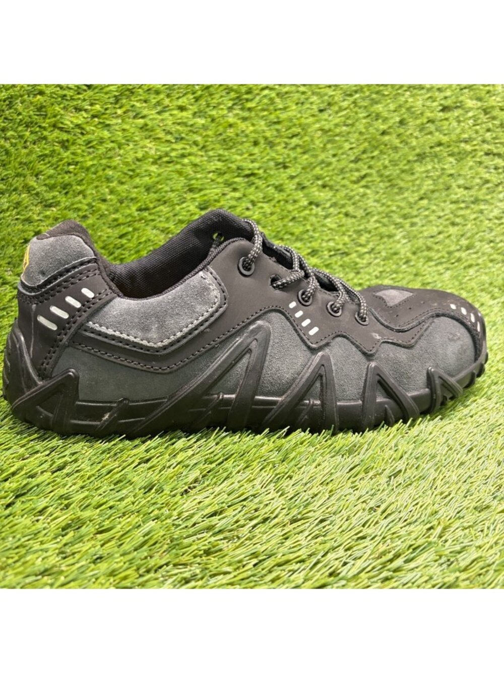 Terra Venom Low Mens Size 10.5 Black Leather Composite Toe Safety Work Shoes